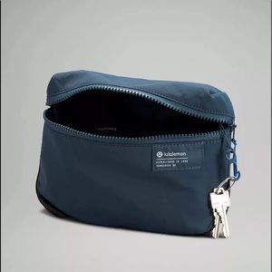 Lululemon Clean Lines Belt Bag- Iron Blue-Same Day Shipping